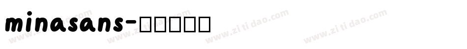 minasans字体转换