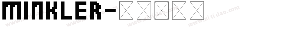 minkler字体转换