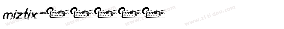 miztix字体转换
