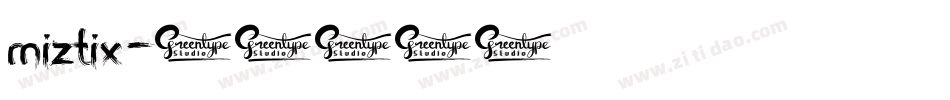 miztix字体转换