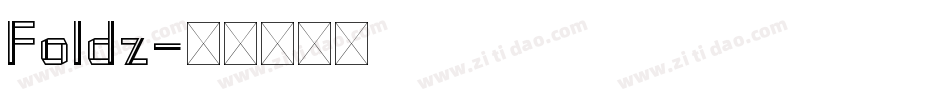Foldz字体转换