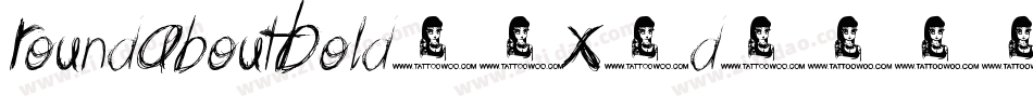 RoundAboutBold-2X0d字体转换