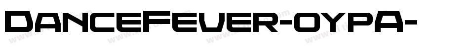 DanceFever-oypA字体转换