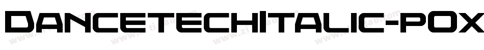DancetechItalic-pOxO字体转换