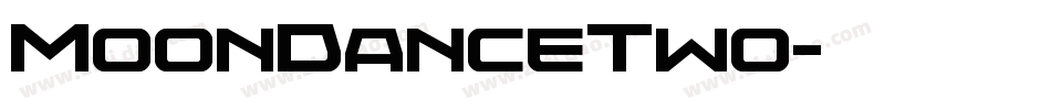 MoonDanceTwo字体转换