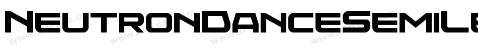 NeutronDanceSemiLeftalic-K7dep字体转换