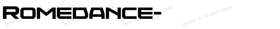 Romedance字体转换