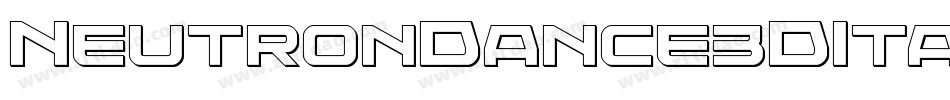NeutronDance3DItalic-mL1rG字体转换