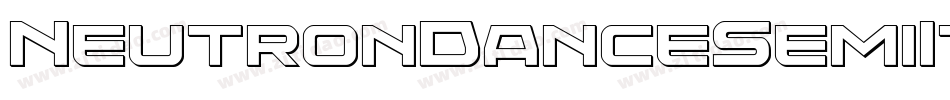NeutronDanceSemiItalic-owgKd字体转换