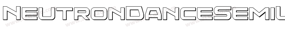 NeutronDanceSemiLeftalic-K7dep字体转换