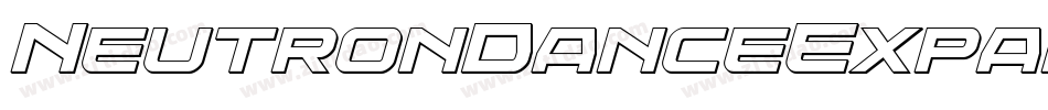 NeutronDanceExpandedItalic-X3qv9字体转换