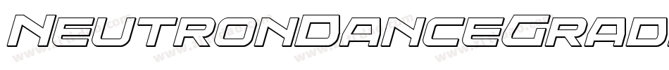 NeutronDanceGradientItalic-axpoK字体转换