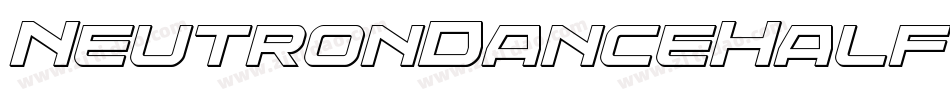 NeutronDanceHalftoneItalic-OVA16字体转换 NeutronDanceHalftoneItalic-OVA16字体转换