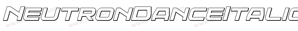 NeutronDanceItalic-gxEn1字体转换