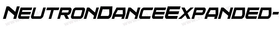 NeutronDanceExpanded-L38WW字体转换 NeutronDanceExpanded-L38WW字体转换