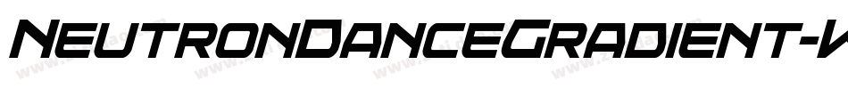 NeutronDanceGradient-WyW2n字体转换