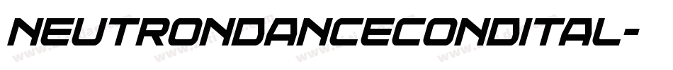 neutrondancecondital字体转换