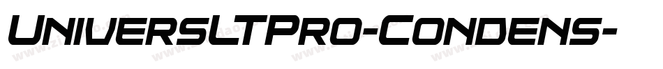 UniversLTPro-Condens字体转换