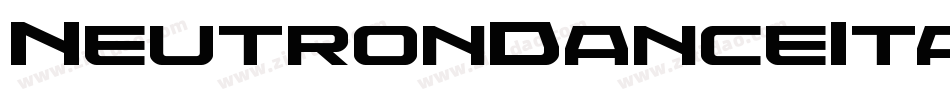 NeutronDanceItalic-gxEn1字体转换