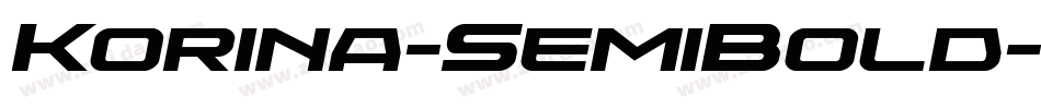 Korina-SemiBold-Ita字体转换 Korina-SemiBold-Ita字体转换