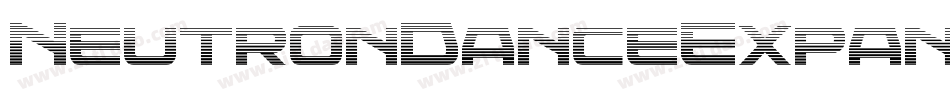NeutronDanceExpandedItalic-X3qv9字体转换