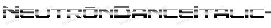 NeutronDanceItalic-gxEn1字体转换