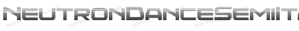 NeutronDanceSemiItalic-owgKd字体转换
