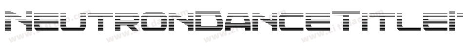 NeutronDanceTitleItalic-vmAPO字体转换