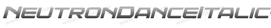 NeutronDanceItalic-gxEn1字体转换