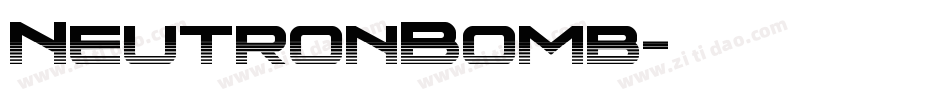 NeutronBomb字体转换