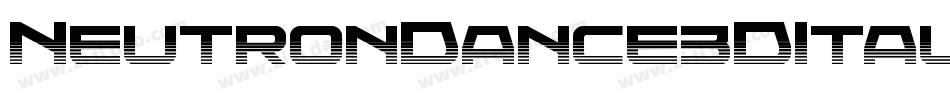 NeutronDance3DItalic-mL1rG字体转换