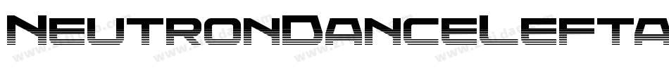 NeutronDanceLeftalic-ZVE73字体转换