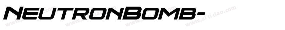 NeutronBomb字体转换