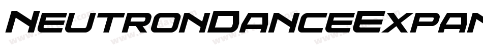 NeutronDanceExpandedItalic-X3qv9字体转换