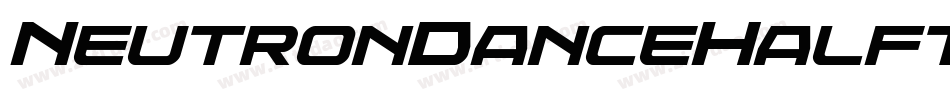 NeutronDanceHalftoneItalic-OVA16字体转换 NeutronDanceHalftoneItalic-OVA16字体转换