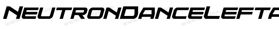 NeutronDanceLeftalic-ZVE73字体转换