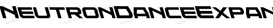 NeutronDanceExpandedItalic-X3qv9字体转换