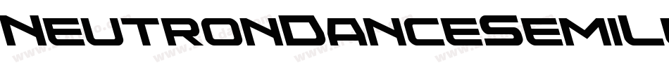 NeutronDanceSemiLeftalic-K7dep字体转换