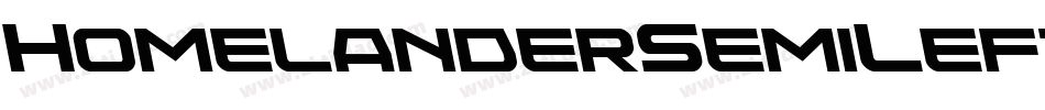 HomelanderSemiLeftalic-Rp00V字体转换