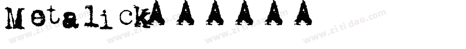 Metalick字体转换