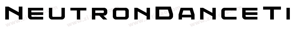 NeutronDanceTitleItalic-vmAPO字体转换
