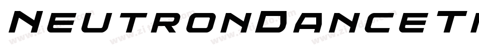 NeutronDanceTitleItalic-vmAPO字体转换
