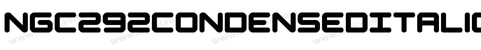 Ngc292CondensedItalic-2O1AK字体转换
