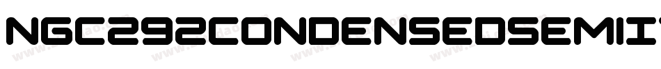 Ngc292CondensedSemiItalic-1GnAZ字体转换