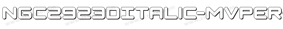 Ngc2923DItalic-MVper字体转换