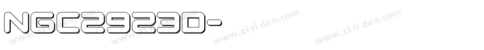 ngc2923d字体转换