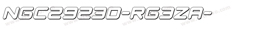 Ngc2923D-rg3ZA字体转换 Ngc2923D-rg3ZA字体转换