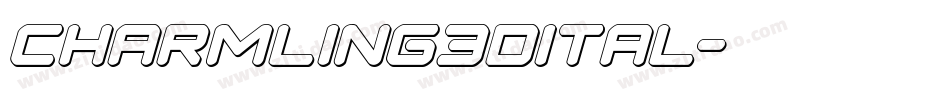 charmling3dital字体转换