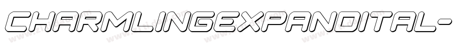 charmlingexpandital字体转换