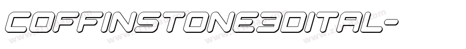 coffinstone3dital字体转换